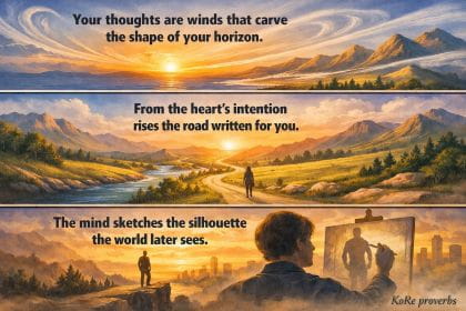 Intercultural KoRe proverbs - you are what you think