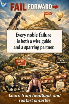 Fail forward - learn from feedback and start smarter