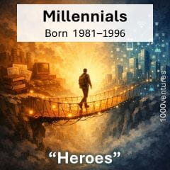 Generation: Millennials - heroes, visual definition, characteristics
