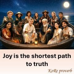 KoRe Proverbs in the Spirit of Omar Khayyam - joy, truth, wisdom