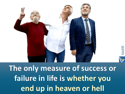 The pnly measure pf success or failure in life, Vadim Kotelnikov