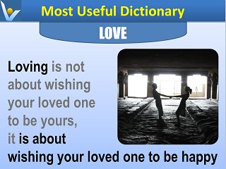 Love is about wishing your loved one to be happy Vadim Kotelnikov