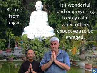 Guard your happiness, Be free from anger, stay calm