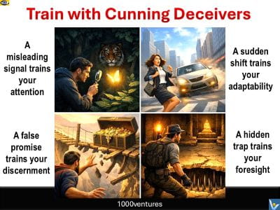 See the real World: Train with Cunning Deceivers to prapre to win
